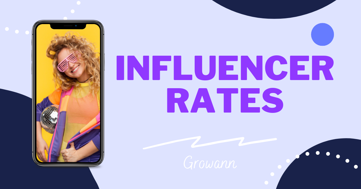 Influencer Rate Sheets